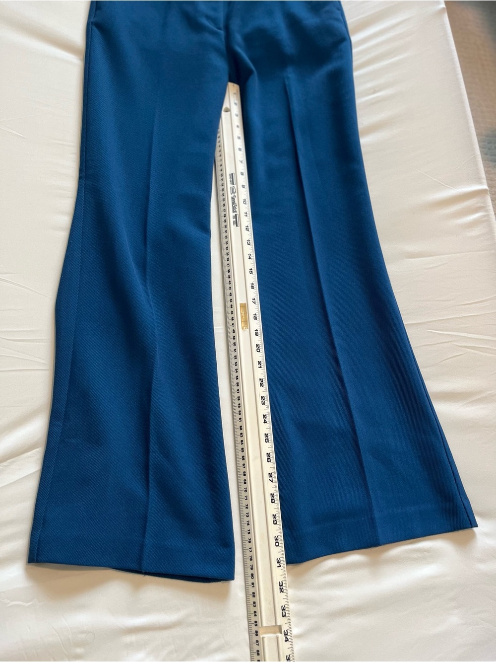 Ann Taylor Belted Pants - Blue - Picture 5 of 8